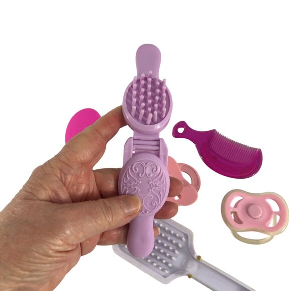 Lot of 6 Doll Brush Comb Pacifiers Replacements Rainbow High Baby Alive Princess - Picture 3 of 5